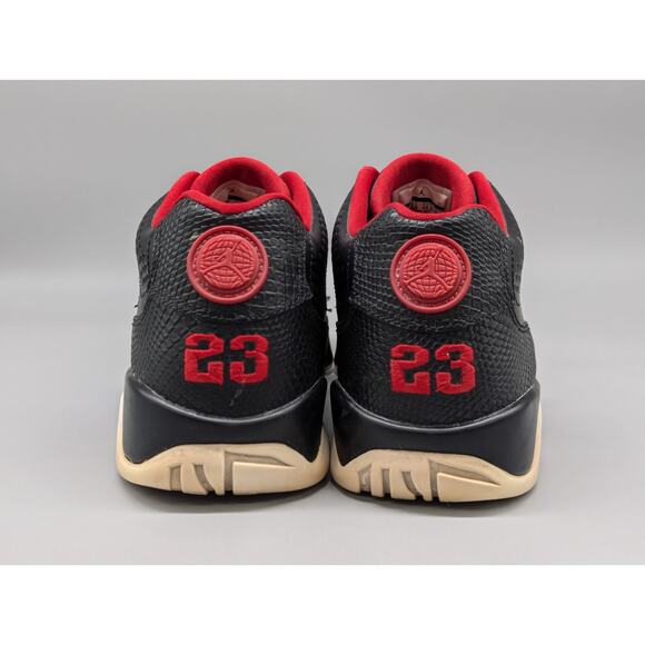 Air Jordan 9 Low Mens Nike Retro Bred Snakeskin Black Shoes 832822-001 Size 10.5 main image 9